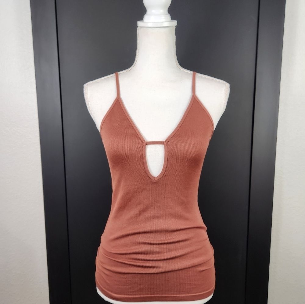 Express Spaghetti Strap Stretch Pullover Top Size… - image 1